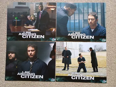 LAW    ABIDING    CITIZEN     lobbycard set.
