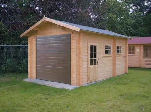 Tuinhuis-blokhut-garage zadeldak (3352): 330 x 520 x