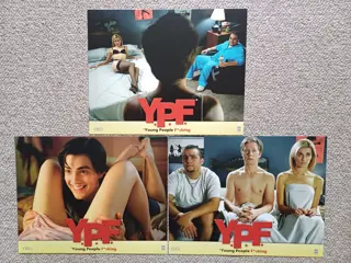Y.P.F. YOUNG PEOPLE F*CKING lobbycard set.