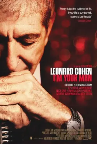 LEONARD COHEN : I ' AM YOUR MAN filmposter.