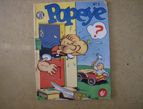 Popeye comic engels 2 adv6345