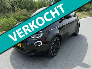 Fiat 500 C La Prima 42 kWh CABRIOLET AUTOMAAT/DUURSTE UITVOERING/LEDER/NAVIGATIE/CAMERA/KEYLESS/LED/