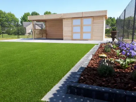 Tuinhuis-Blokhut Arhus : 3296+3263 x 2416mm