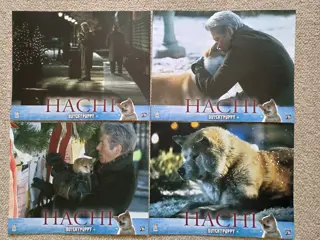 HACHI : A dog ' s tale lobbycard set.