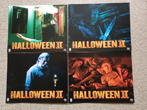 HALLOWEEN  II     lobbycard set.