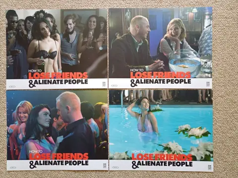 HOW TO LOOSE FRIENDS & alienate people lobbycard set.