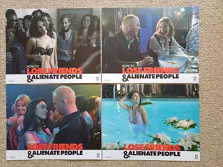 HOW TO LOOSE FRIENDS & alienate people lobbycard set.