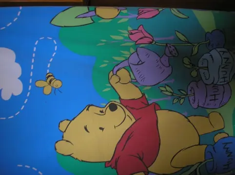 Winnie the pooh, dekbedovertrek met sloop