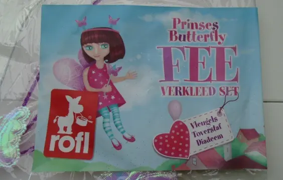 VERKLEED VLINDER FEE 53 cm Nieuw