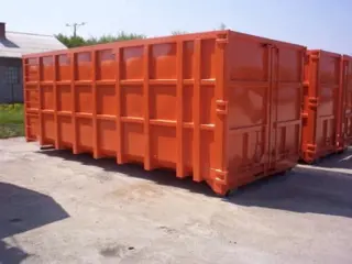 afzet containers met extra  versteviging balk
