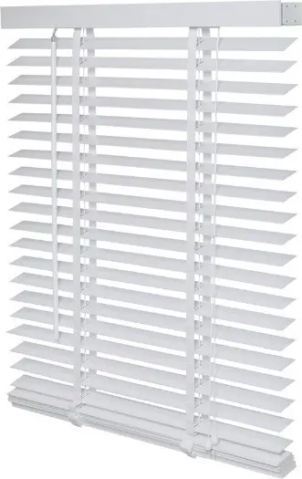 Intensions - Jaloezie Hout - 50mm - 80x130 cm Wit