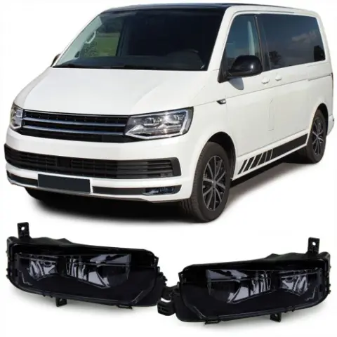Mistlampen Volkswagen Transporter T6 | Kleur Zwart/Smoke