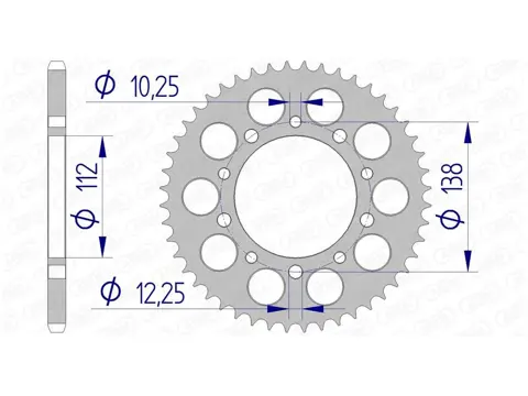 ACHTER TANDWIEL Yamaha YZF R6 1998 - 2002