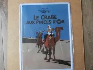 Metalen kuifje poster adv7411