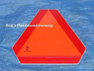 Markeringsbord Langzaamrijdend verkeer