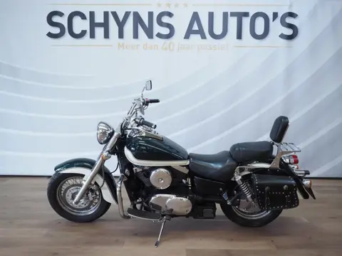 Kawasaki Chopper VN 1500 Vulcan Classic /Groen+Wit