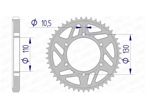 ACHTER TANDWIEL Yamaha YZF R1 1998 - 1999