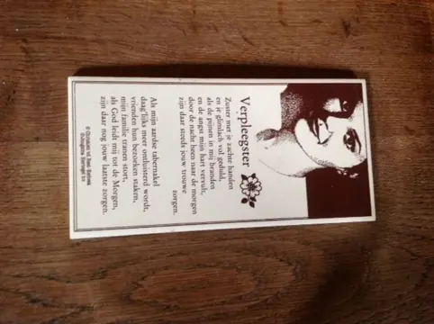 Tegeltje - spreuken / gezegde - verpleegster