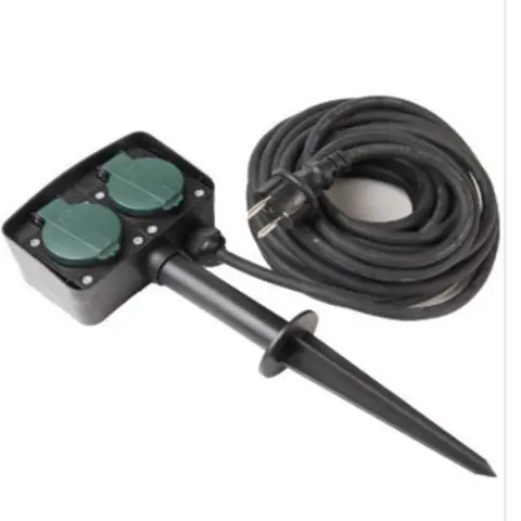 Tuincontactdoos met spies 1,5 m