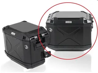 RECHTER KOFFER Moto Accessoires Bagage 1980 - 2014