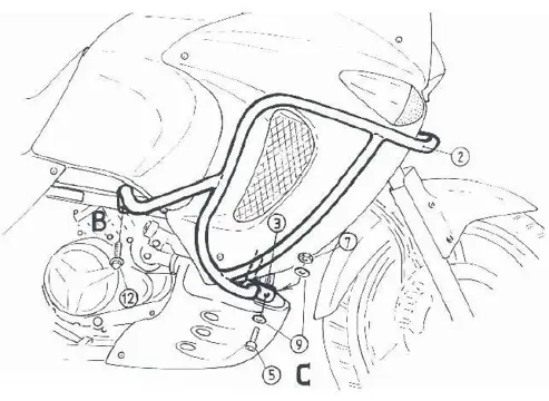 VALBEUGEL Honda XL 1000 V Varadero 2003 - 2007 / 2007 - 2016