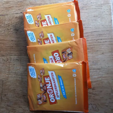 AH, Oranje Spelerskaarten.Zet hem op Oranje