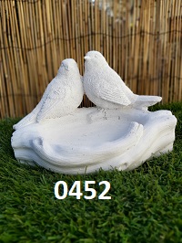 Vogelbadje / voer / waterbakje.