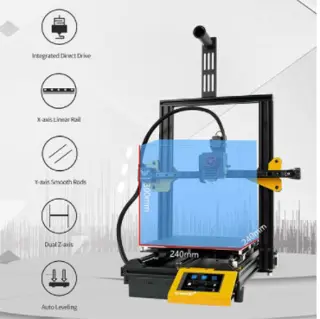 Kywoo Tycoon Slim FDM 3D Printer Auto Levelling 32-Bit Main