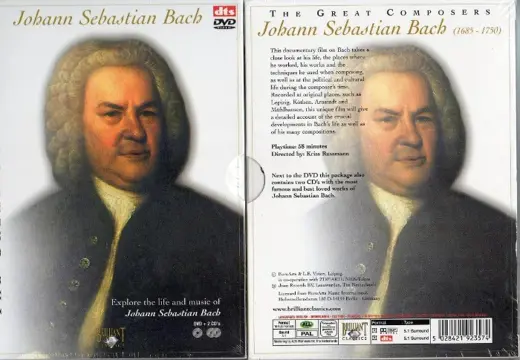 JOHANN SEBASTIAN BACH DVD/ CD’S BOX NIEUW 5028421923574