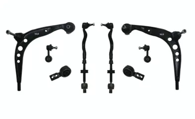 BMW E30 10 delig draagarm set vooras 100 % nieuw en garantie