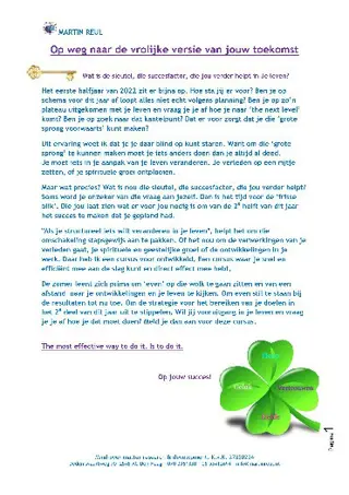 Op weg naar de vrolijke versie van jouw toekomst