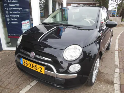 Fiat 500 0.9 TwinAir Lounge 6 maanden Bovag garantie leer pano dak