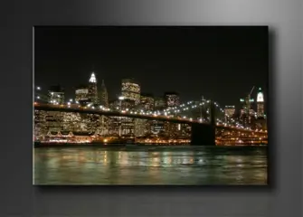 Nieuw canvas schilderij New York Skyline 120 x 80 cm