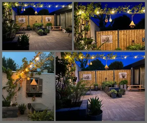 Buitenverlichting Prikkabel 10 meter volrubber 15 fittingen