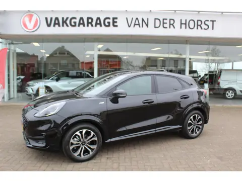 Ford Puma 1.0-125pk EcoBoost Hybrid ST-Line. April 2024 ! Slechts 8.400km ! Autm. airco, navigatie, 
