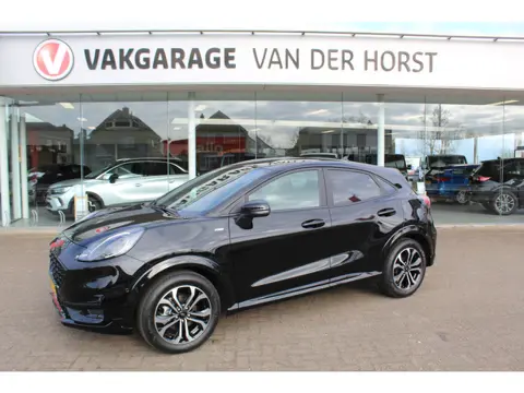 Ford Puma 1.0-125pk EcoBoost Hybrid ST-Line. April 2024 ! Slechts 7.400km ! Autm. airco, navigatie, 
