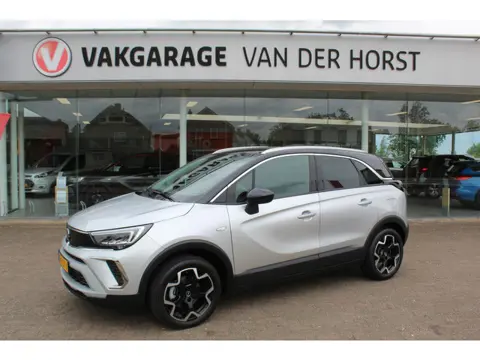 Opel Crossland 1.2-110pk Turbo 'Elegance'. Mooie en luxe hoogzitter met weinig km's ! Volautm. airco