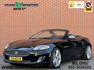 Jaguar XK 5.0 V8 Convertible Portfolio | 385 PK! | Leder | Navigatie | 20" Lichtmetaal | LED | Stuur