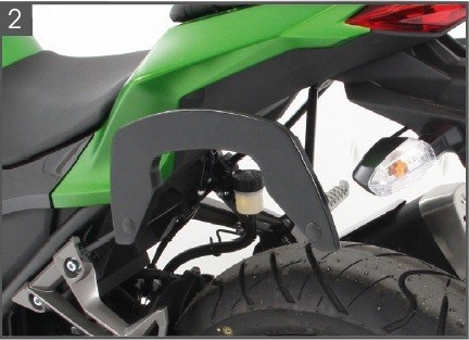 KOFFERBEUGELSET Kawasaki Z 300 2016 - 2018