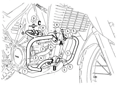 VALBEUGEL Yamaha XTX 660 2004 - 2012