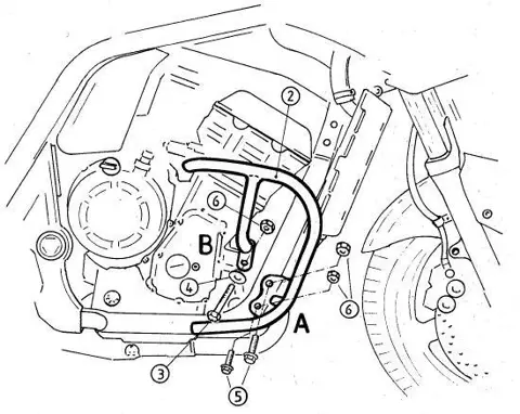 VALBEUGEL Yamaha FAZER 1000 1998 - 2005