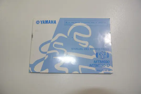 INSTRUCTIEBOEKJE Yamaha XSR 700 2016 - 2018