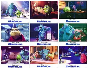 MONSTERS, INC. lobbycard set.
