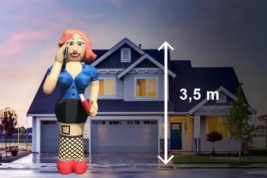 Sarah pop zakenvrouw te huur, landelijke bezorging mogelijk