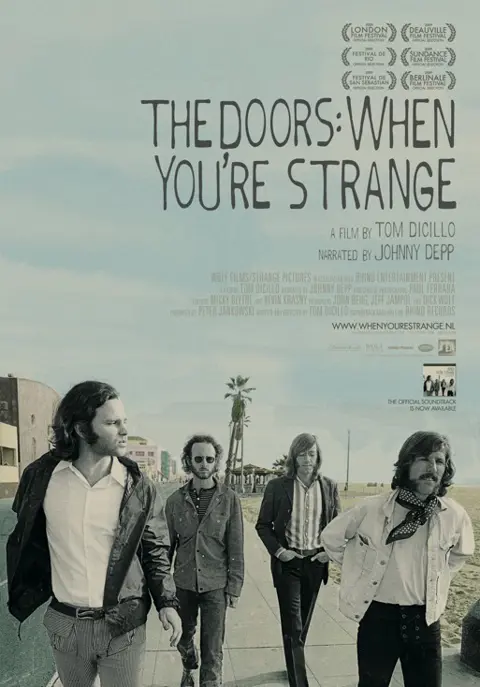 THE DOORS : WHEN YOU ARE STRANGE filmposter.