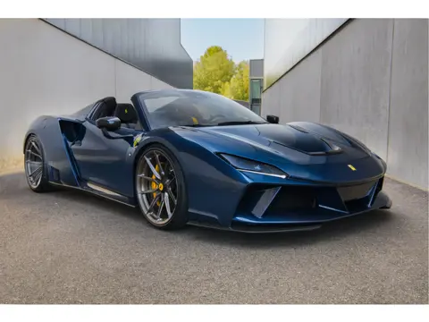 Ferrari F8 Spider Tailor made 1 of Novitec N-Largo WideBody Blu Swaters Custom interior, Carbon, Eye