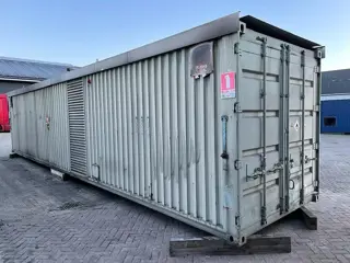 Cummins KTA 38 G1 Leroy Somer 1500 kVA Silent generatorset in 40 ft container