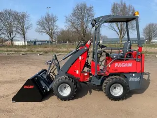 PACAM kniklader minishovel vanaf 21500 Euro