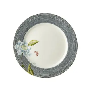 Ontbijtborden Midnight Pinstripe Laura Ashley servies