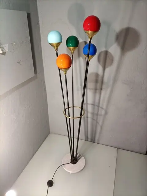 Sfere colorate - Vloerlamp (1) - Alberello